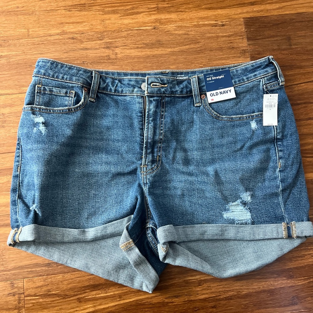 Old Navy Distressed Denim Shorts